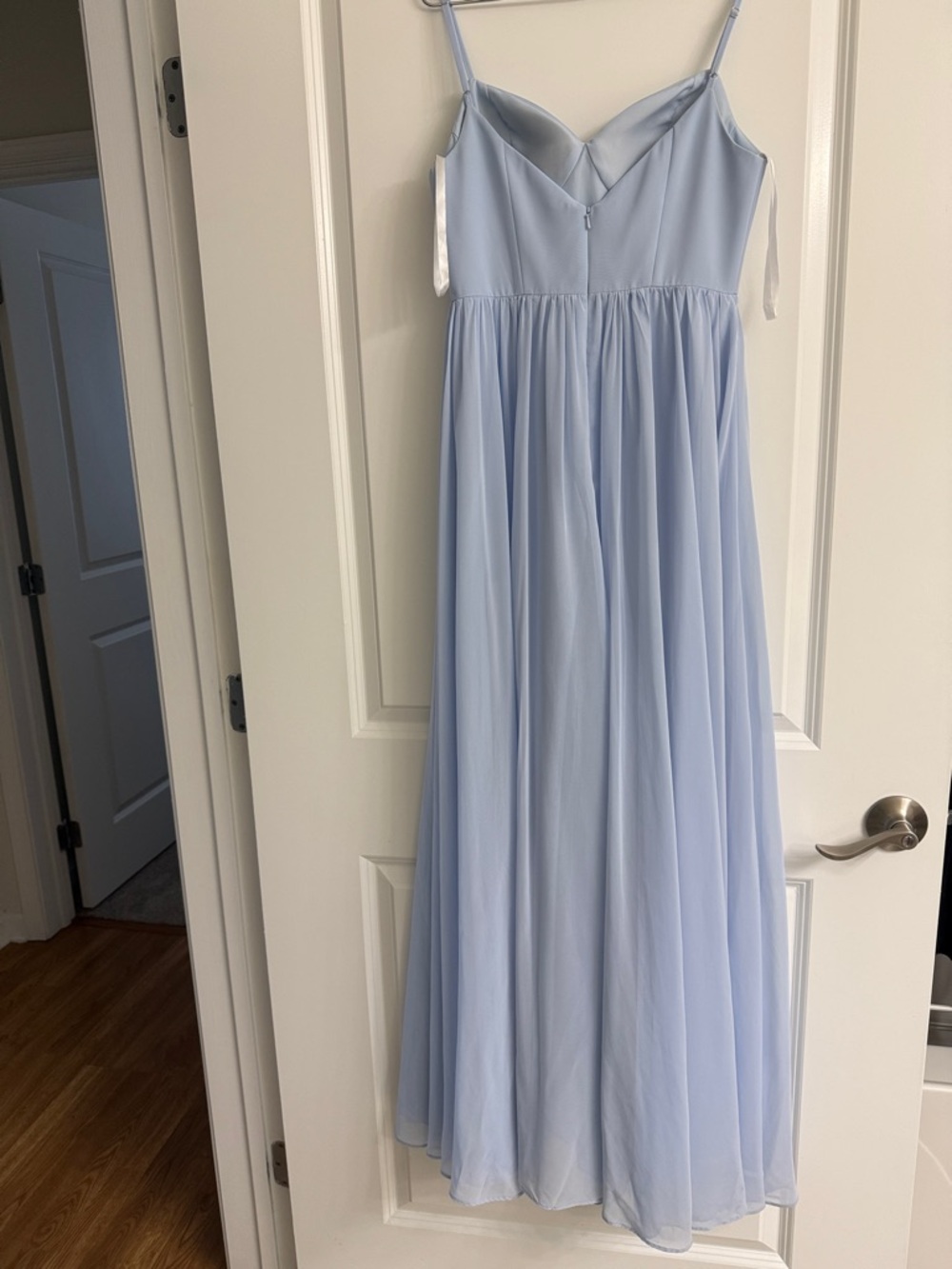 Revelry Chiffon Periwinkle Serenity Dress - Picture 8 of 9